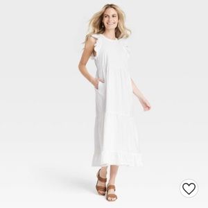 Women's Gauze Flutter Short Sleeve Dress - Universal Thread